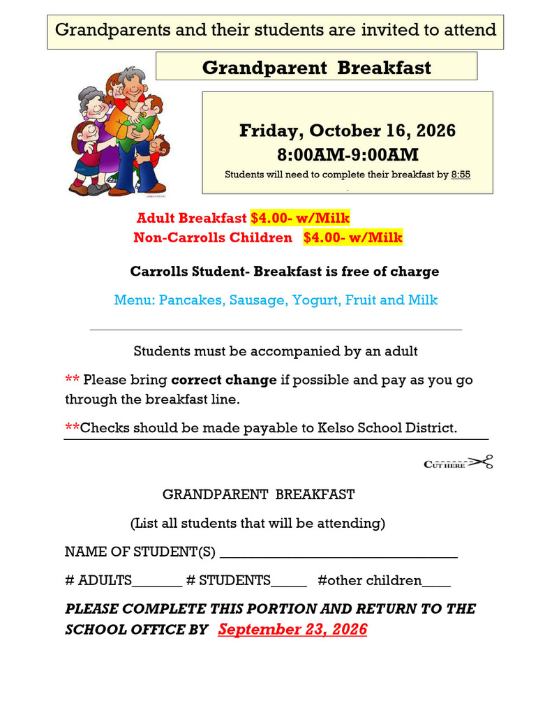Grandparents Breakfast