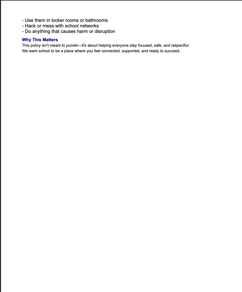 Student Handout for Electronic Devices