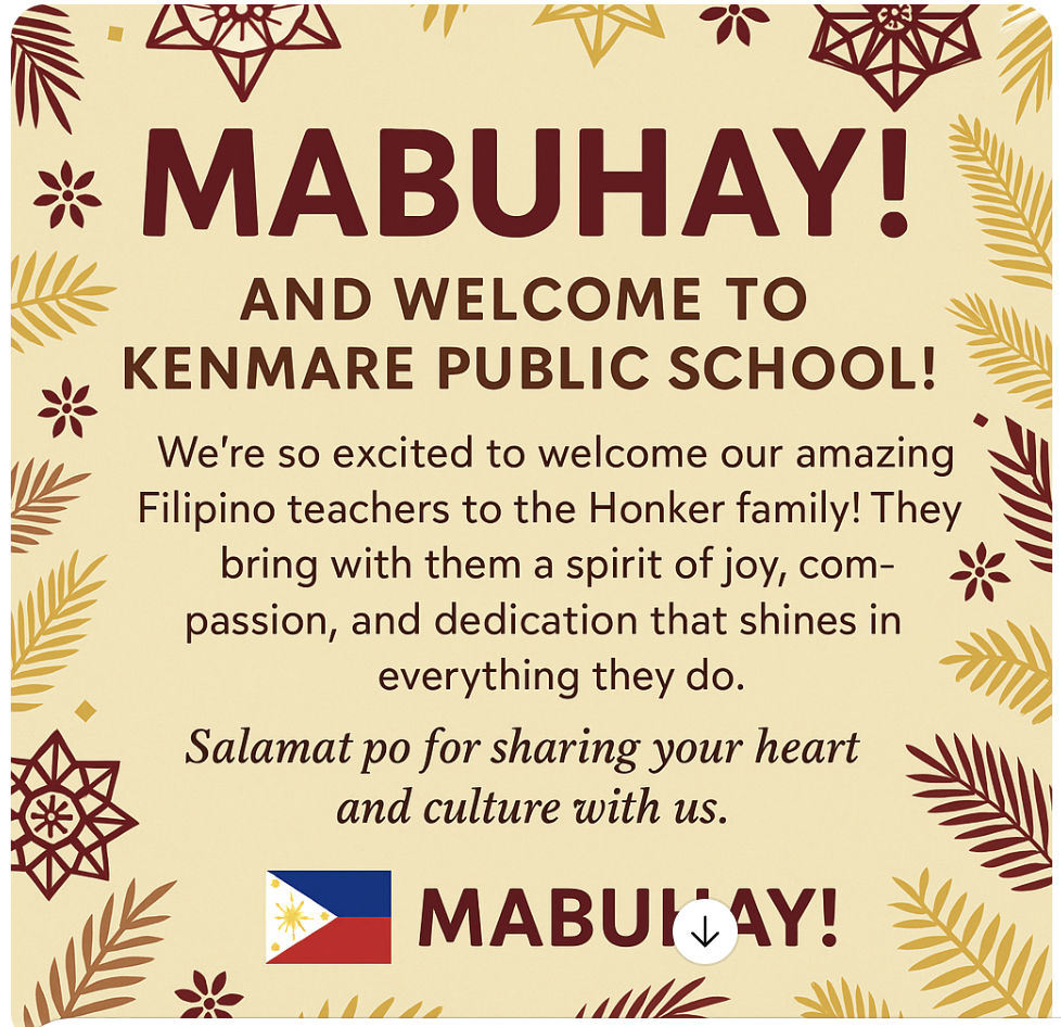 Welcome Filipino teachers