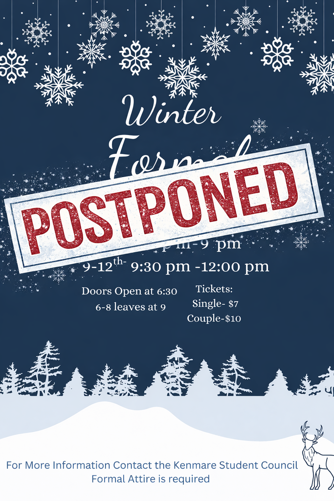Winter Formal Postponed