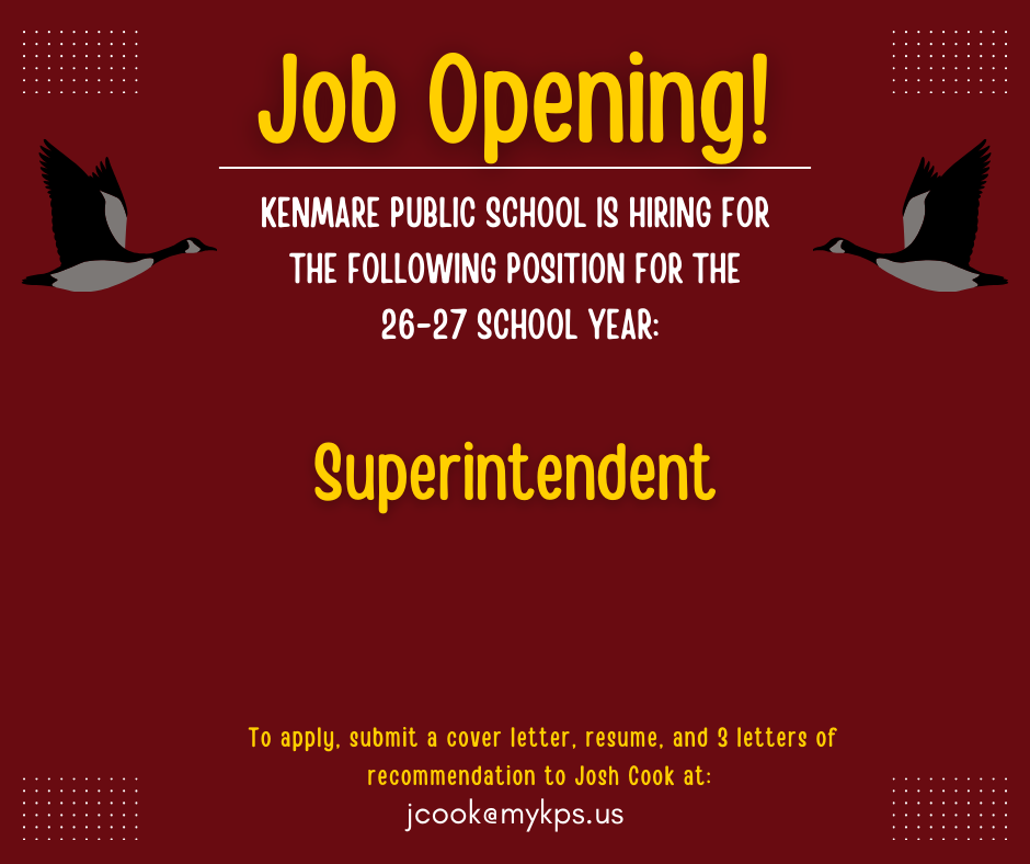 Superintendent Opening