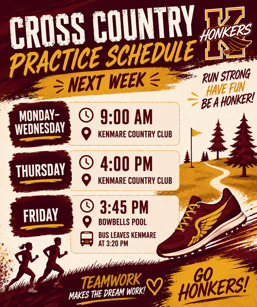 Cross Country Schedule