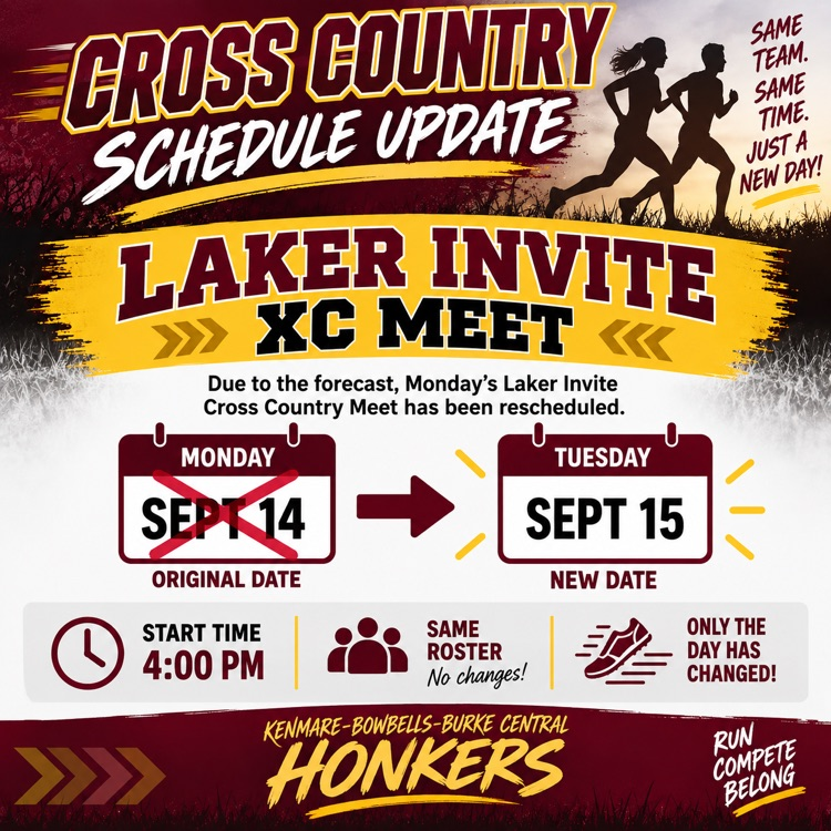 Laker Invite Date Change