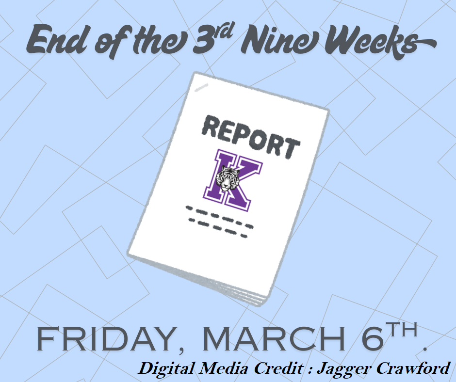 End of the 3rd Nine Weeks