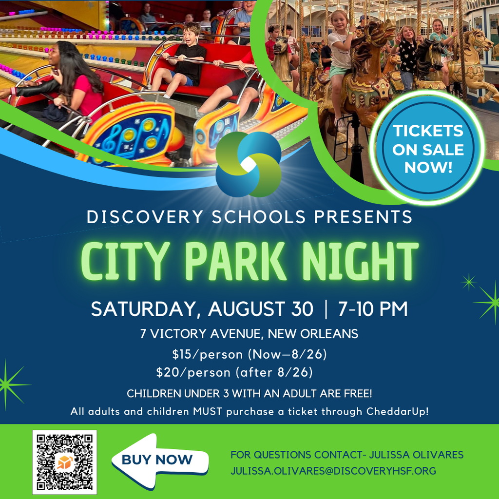 Join us at City Park Night August 30th!