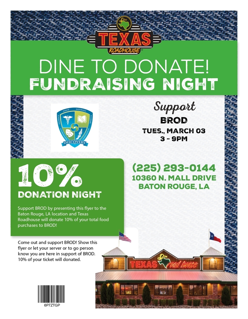 Texas Roadhouse Fundraiser