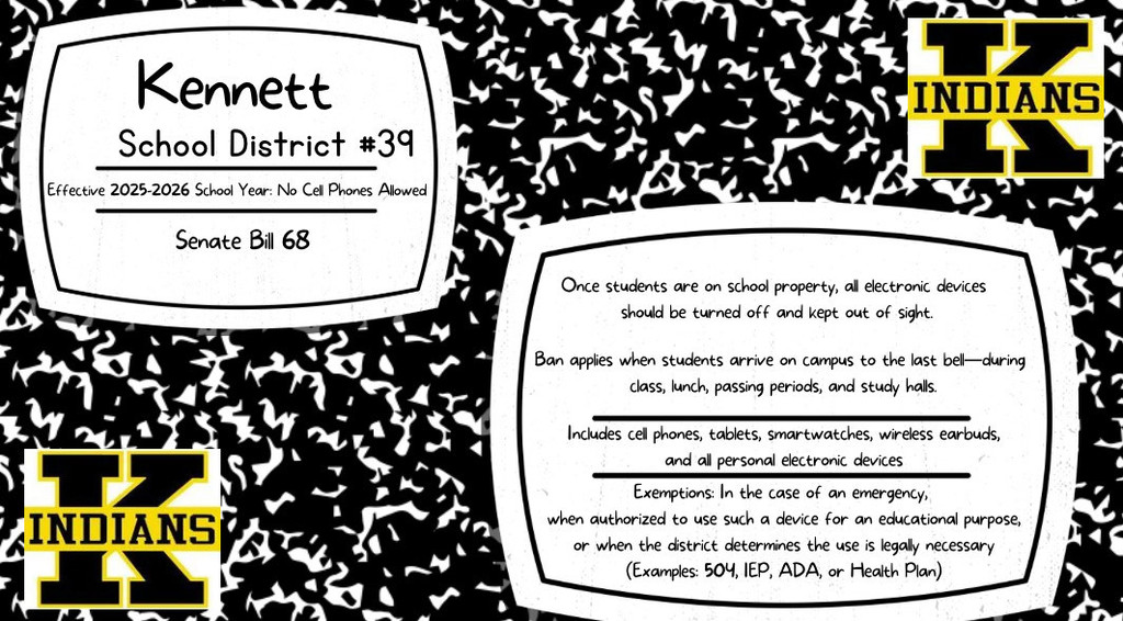 KSD #39 Cell Phone Information