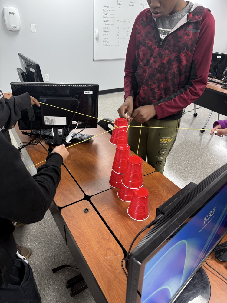 cup stacking exercise