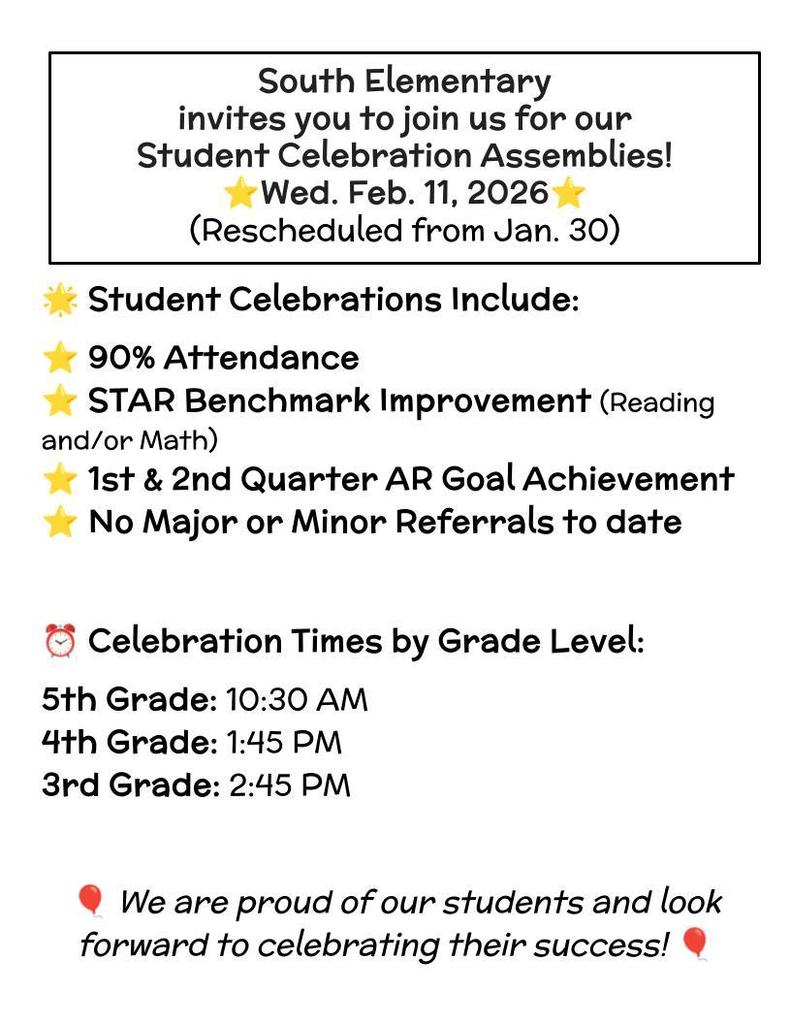 Student Celebration Assemblies (1)