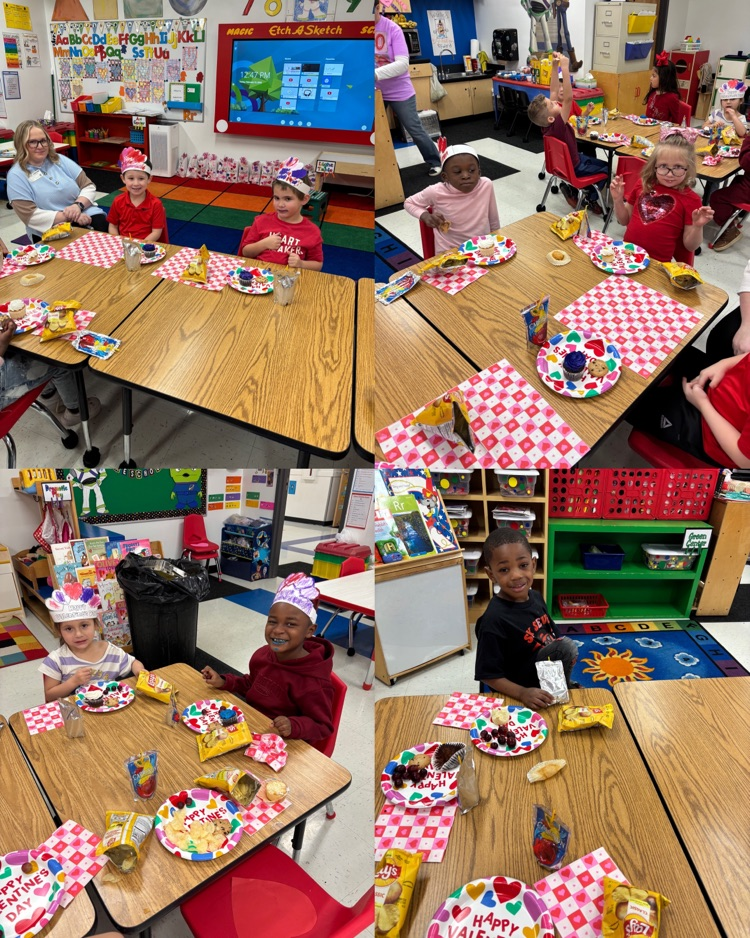  Miss Hilburn’s PM preschool class had a wonderful time  at their Valentine’s Day party!