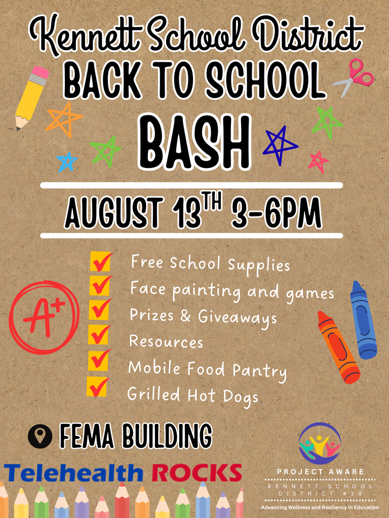 Flyer for Back to school event at FEMA building