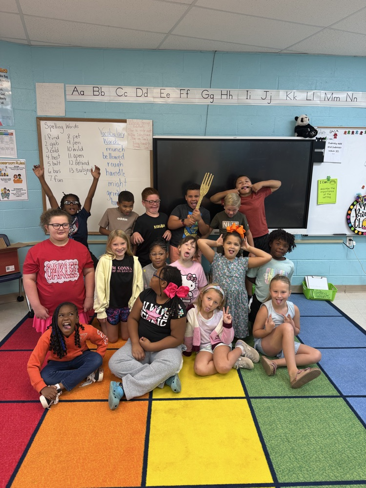 We won the golden fork yesterday! I’m so proud of my class! Way to go!!!