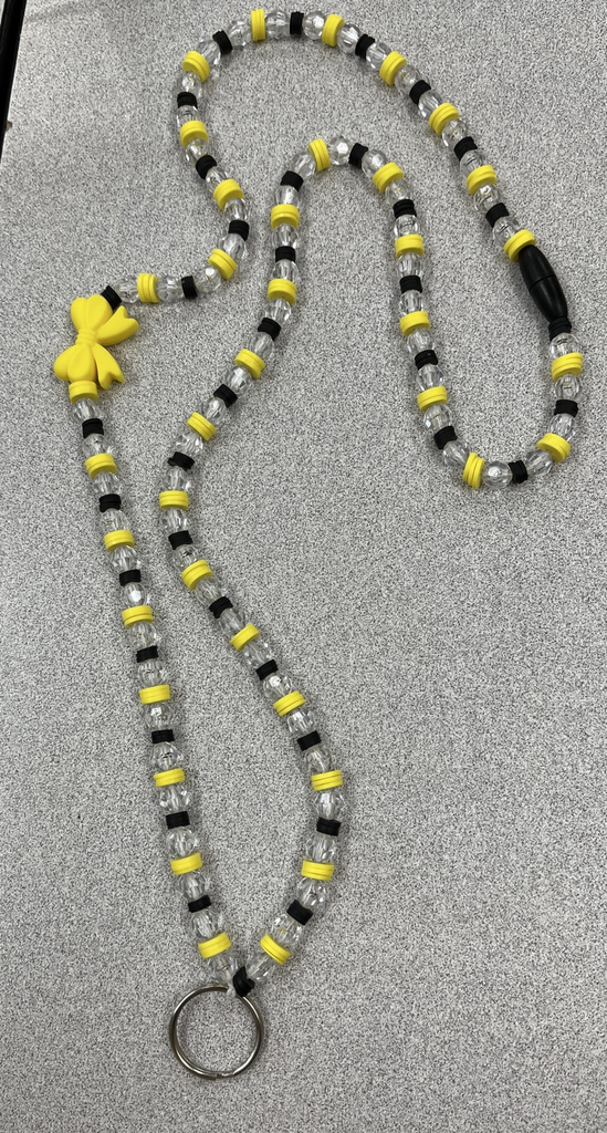 Lanyards designed by the kids