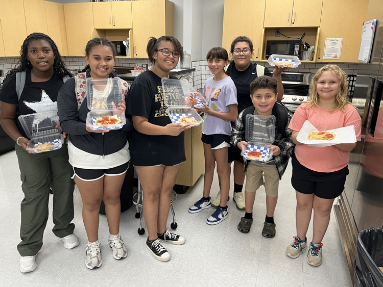 These kiddos have been excited to stay for after school enrichment to learn how to cook some basic meals