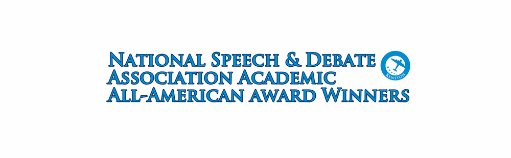 National Speech & Debate Association Academic All-American Award Winners