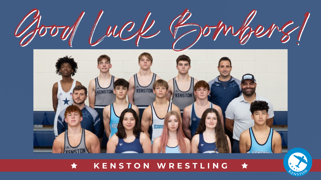 Good luck Bombers! Kenston Wrestling
