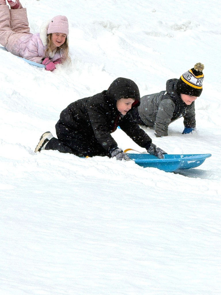 Mrs. Faini's Class Sledding 