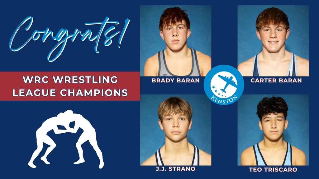 Congratulations to our Kenston Varsity Wrestlers that were crowned WRC League Champions!