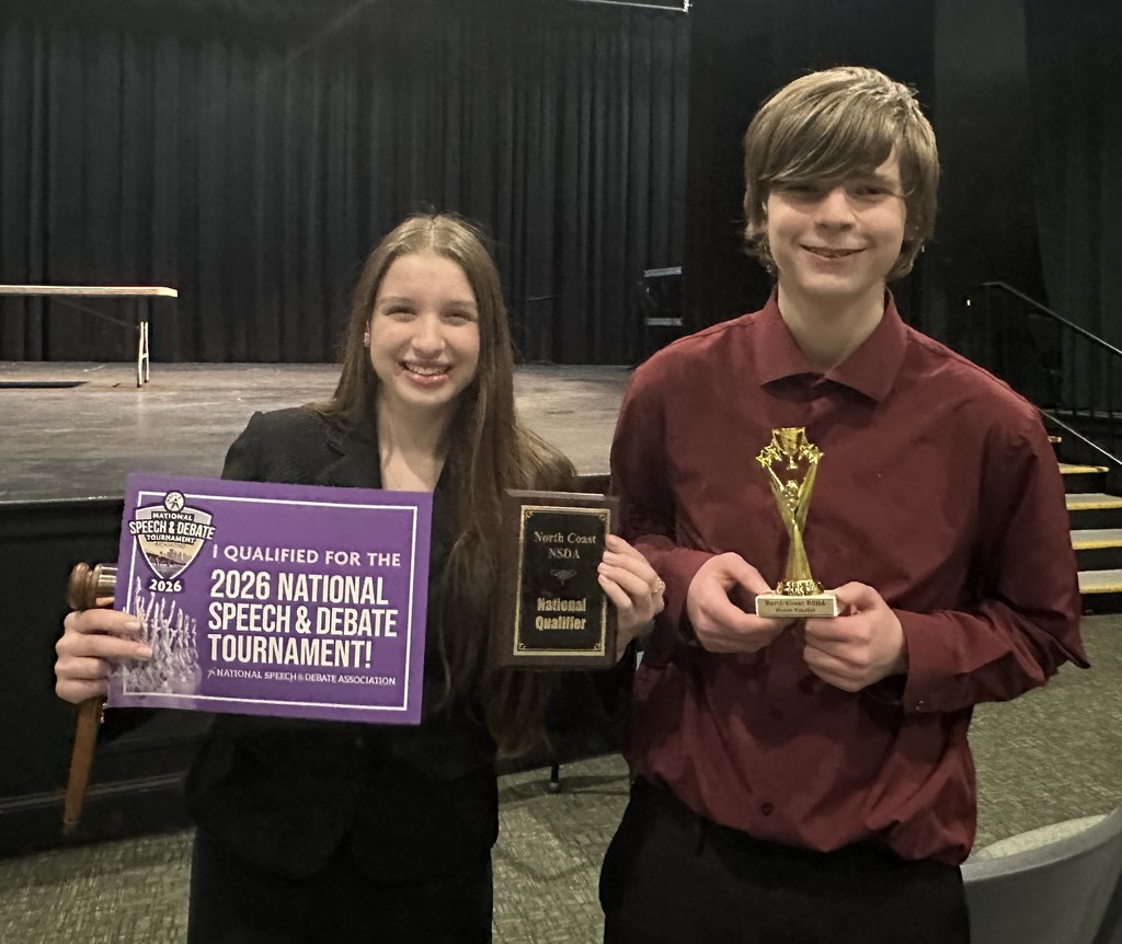 Brooke Carlson and Liam Heintz - Speech & Debate