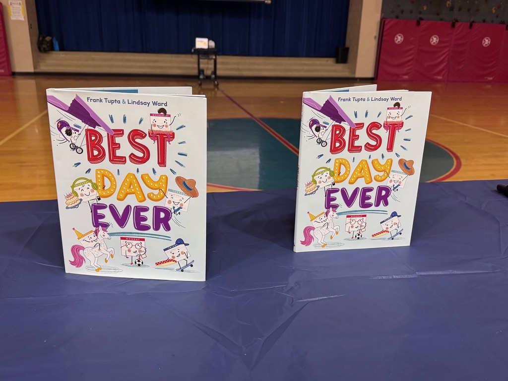 Lindsay Ward visits TES during Elementary Right to Read Week