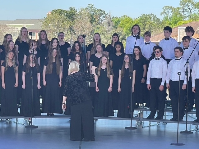 KHS band choir trip to Disney Waterside Stage