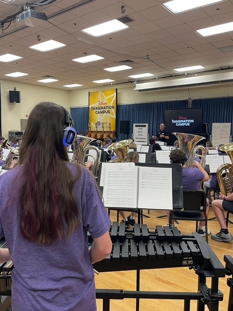 KHS band choir trip to Disney Waterside Stage