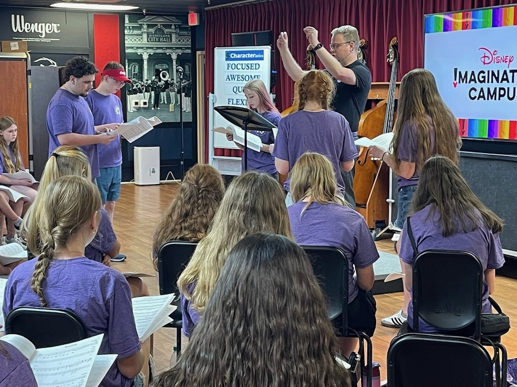 KHS band choir trip to Disney Waterside Stage