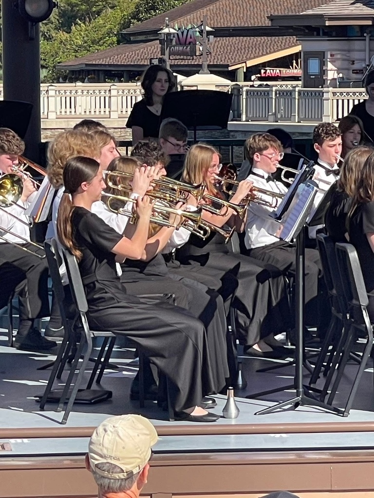 KHS band choir trip to Disney Waterside Stage