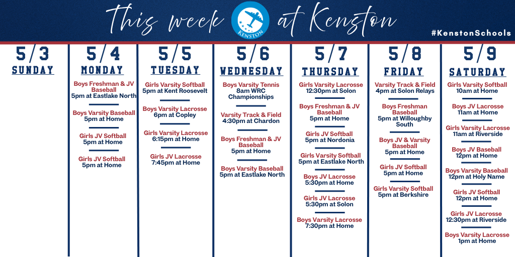 At-A-Glance for the Week of May 3, 2026