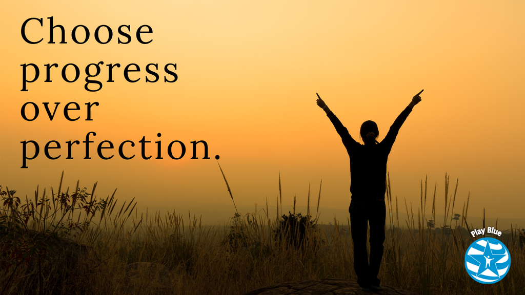 Choose progress over perfection. 💙 #KenstonPlayBlue #KenstonSchools #KenstonPositivelyInspiring