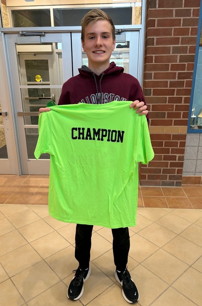 8th Grade boys track winners