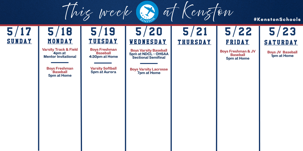 At-A-Glance for the Week of May 17, 2026