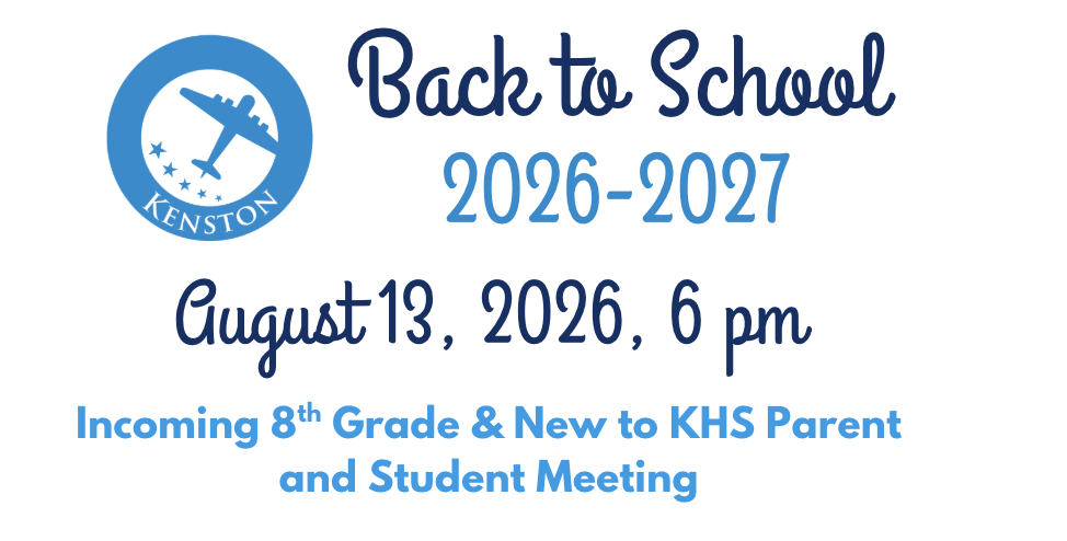 Incoming 8th Grade & New to KHS Parent/Student meeting