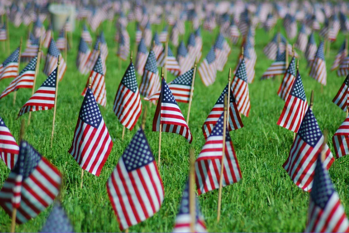 Remembering 9/11 - American Flags