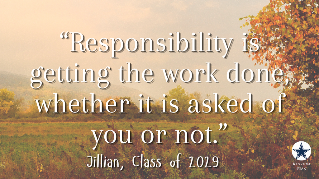 Peak Trait quote for Responsibility 