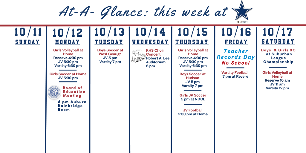 At-A-Glance wk of 10.11