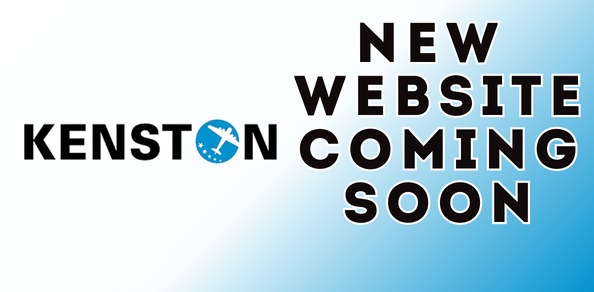 Kenston logo with words new website coming soon