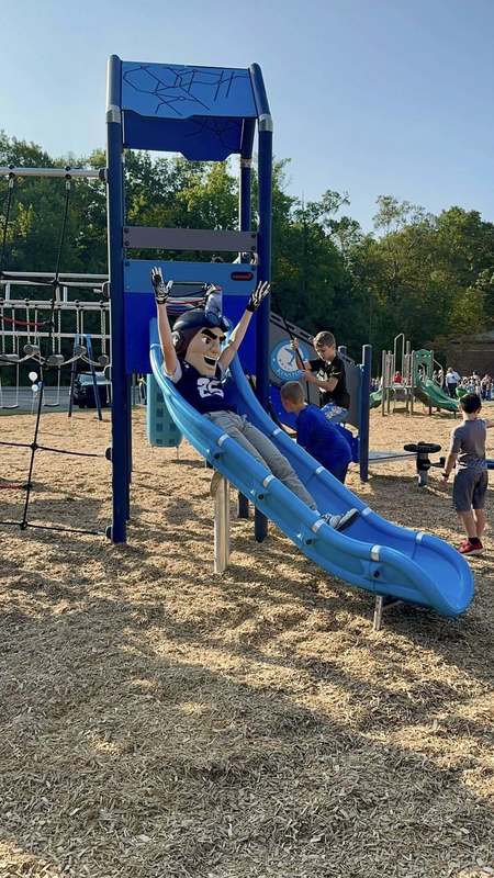 Billy the Bomber on the Slide