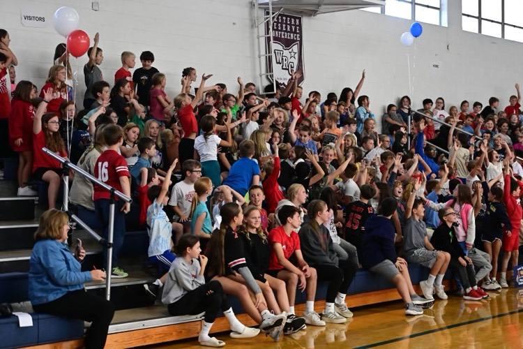 Students Cheering