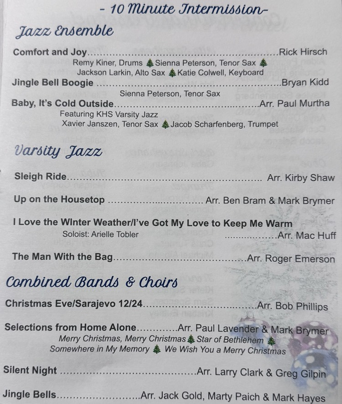 KHS Holiday Concert 