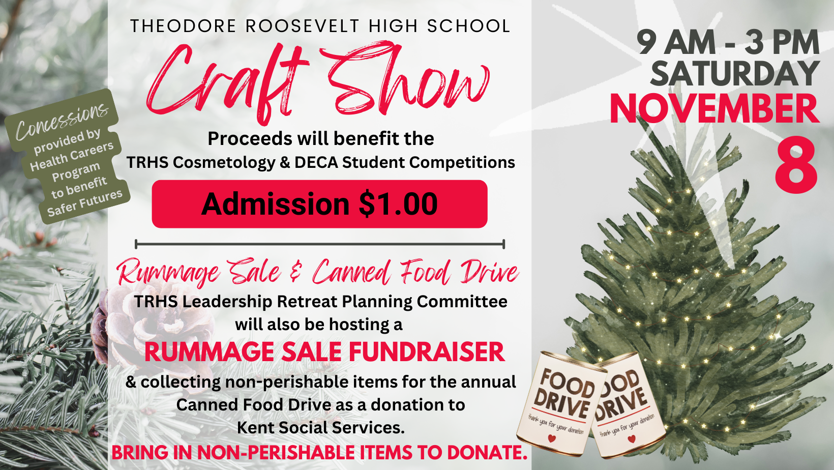 クリスマスセール！RAREFORM　 DAYLIGHT 5'6 2025 Craft Show & Rummage Sale | Theodore Roosevelt High School