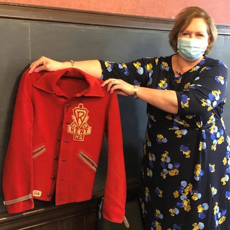 Antique Kent City HS letterman jacket