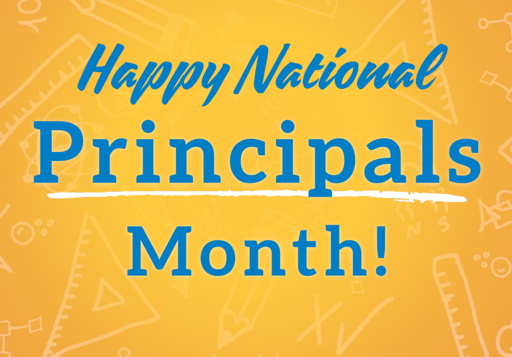 Happy National Principals Month