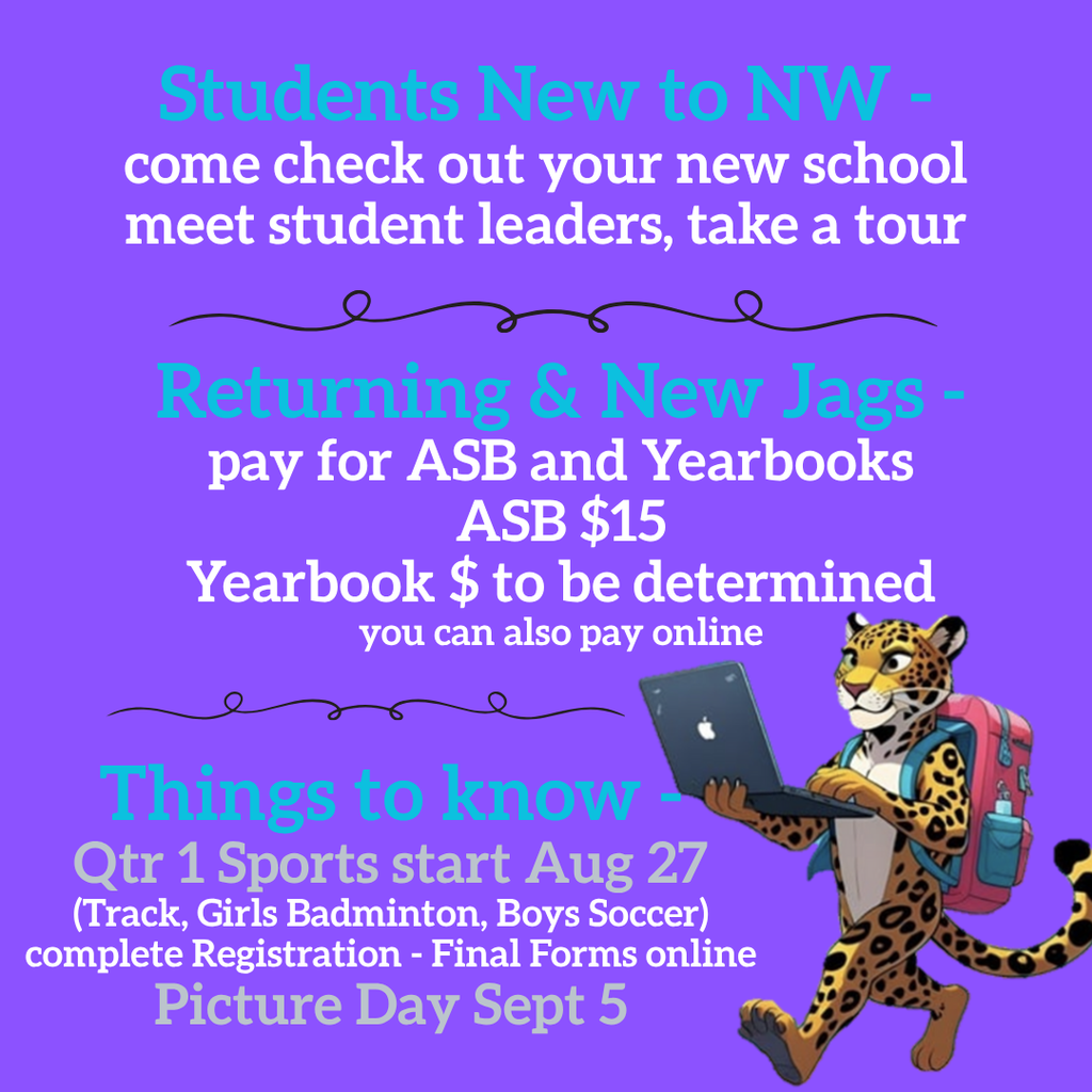 Back to School Important Dates Graphic