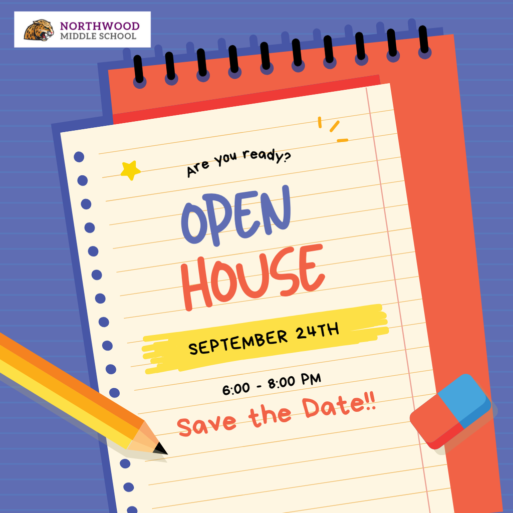 Open House September 24th   6:00 - 8:00 PM