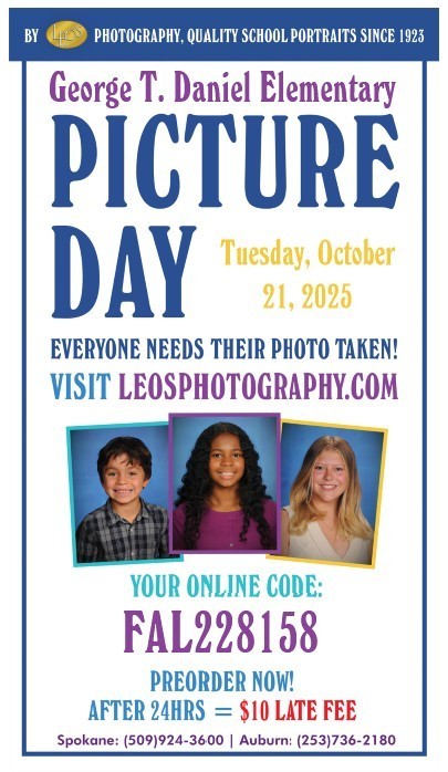 Daniel Elementary Picture Day Reminder