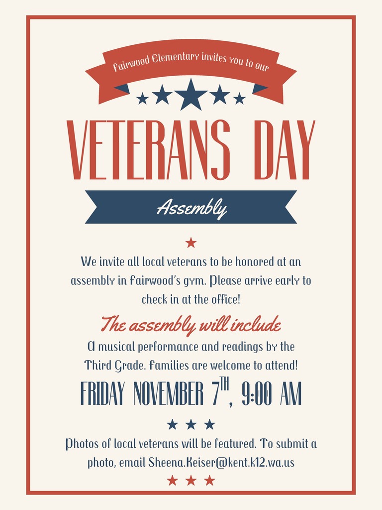 Fairwood Veteran's Day