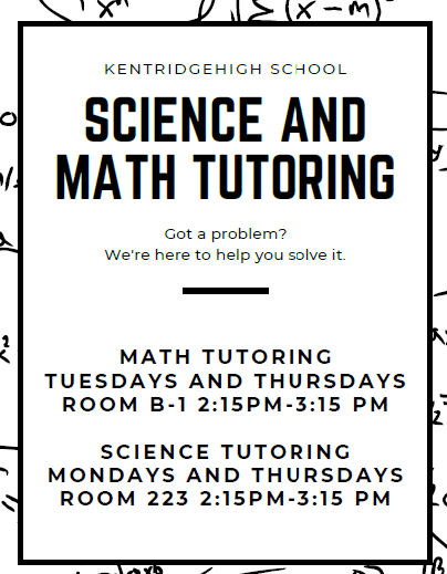 Tutoring flyer. 