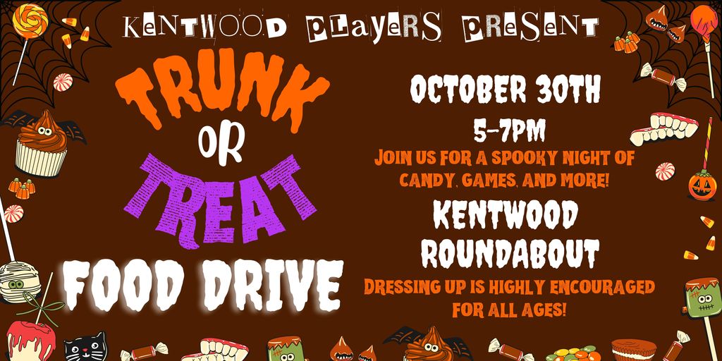 Trunk or Treat Food Drive information