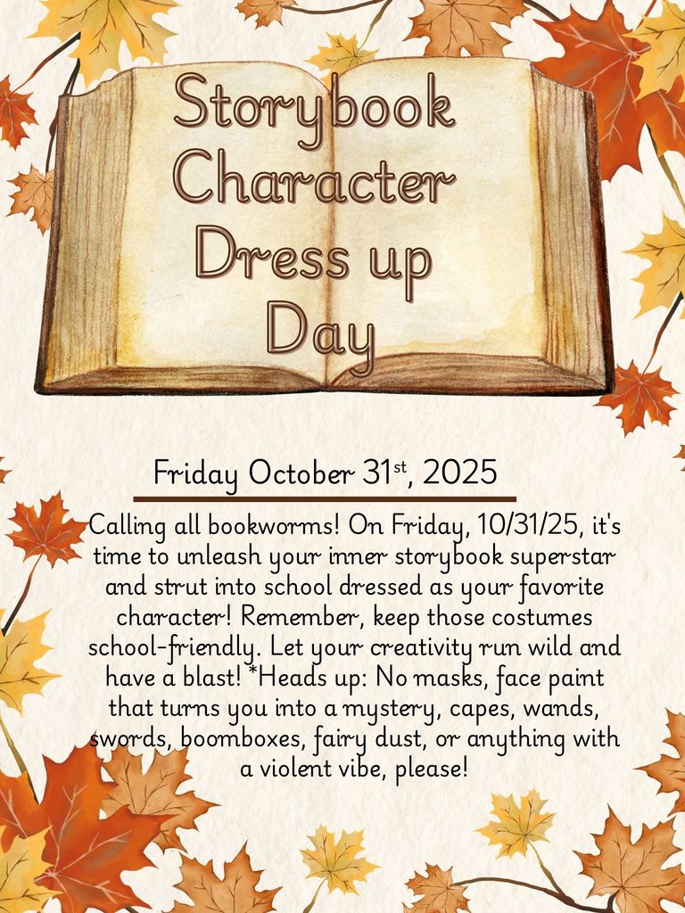 Storybook Character Dress Up Day